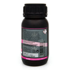Bote negro de 250 mililitros NCB ESCUDO A - insecticida orgánico marca NatureCanBe – producto insecticida – etiqueta rosa fucsia 