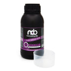 Bote negro de 500 mililitros NCB Ph-DOWN - producto marca NatureCanBe – producto auxiliar orgánico – etiqueta morada