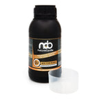 Bote negro de 500 mililitros NCB TITAN BLOOM - producto marca NatureCanBe – producto nutricional orgánico – etiqueta anaranjada