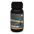 Bote negro de 250 mililitros NCB TITAN MICROS - producto marca NatureCanBe – producto nutricional orgánico – etiqueta anaranjada